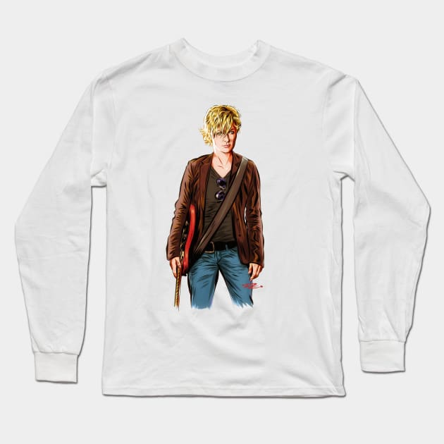 Shelby Lynne - An illustration by Paul Cemmick Long Sleeve T-Shirt by PLAYDIGITAL2020